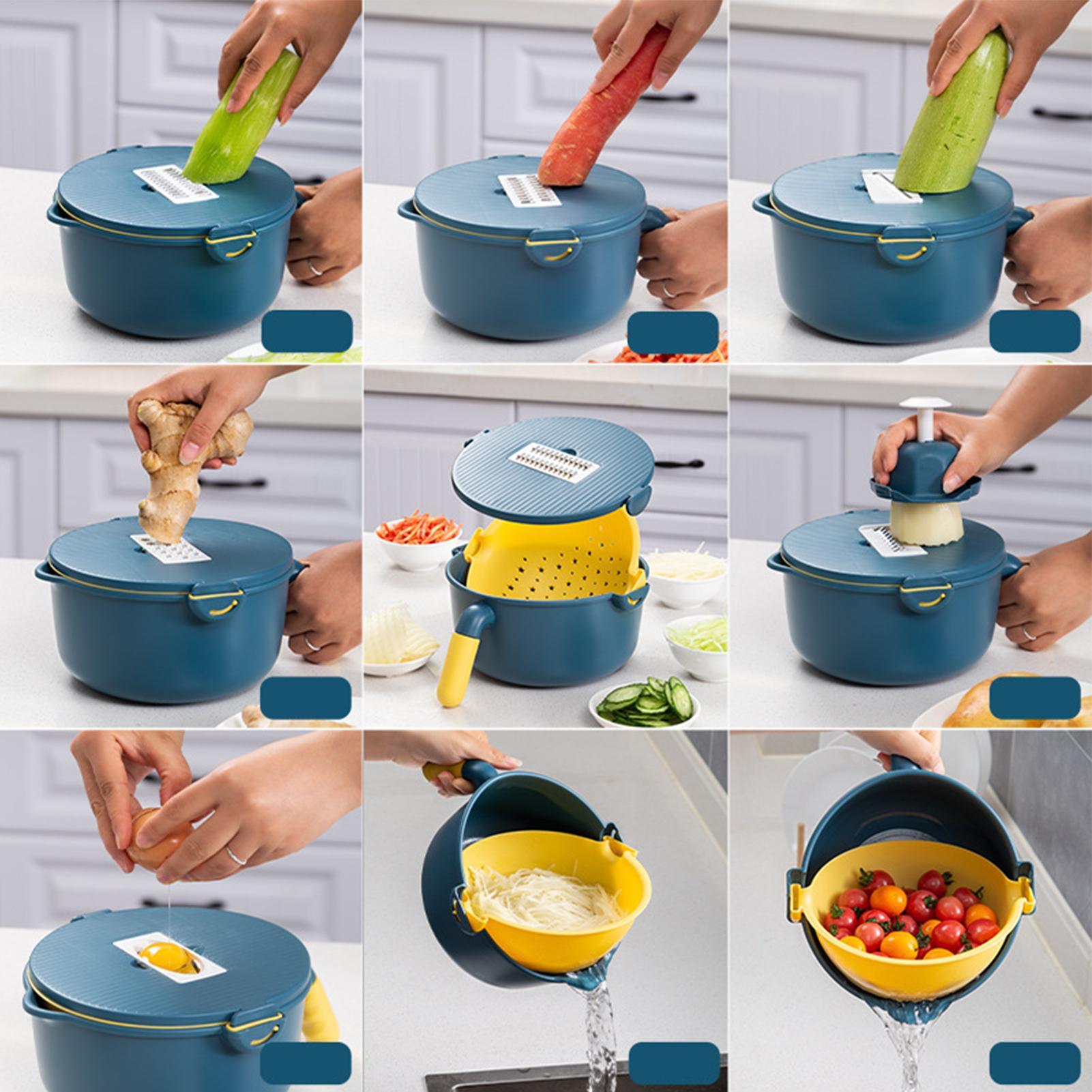 Veggie Slicer Kitchen Grater W - Meal Prep With Potatoes recensie en prijs